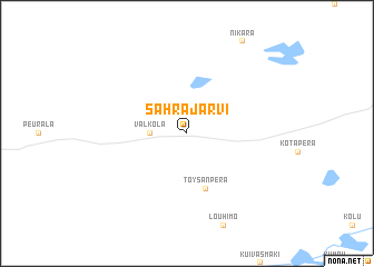 map of Sahrajärvi
