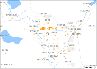 map of Şǝhriyar