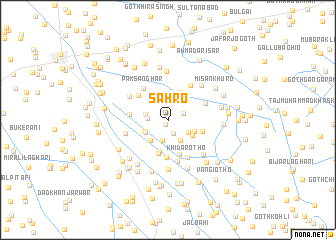 map of Sahro