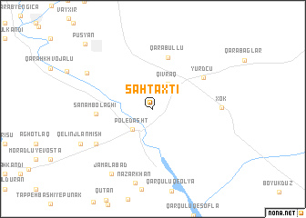 map of Şahtaxtı