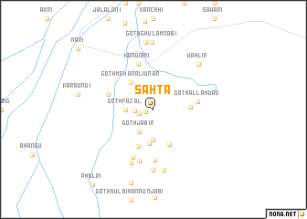 map of Sahta