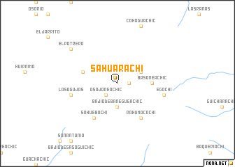 map of Sahuarachi