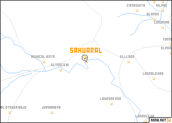 map of Sahuaral