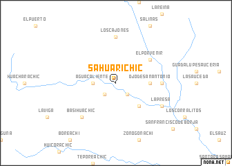 map of Sahuarichic
