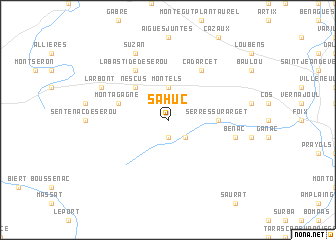 map of Sahuc