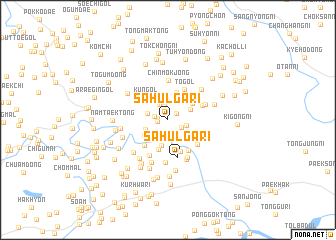 map of Sahŭlgari