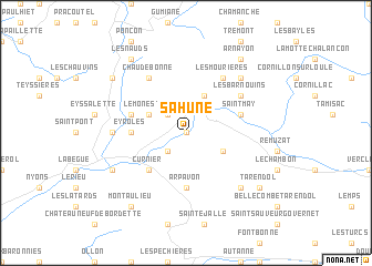 map of Sahune