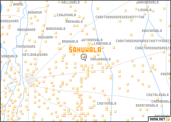 map of Sāhūwāla