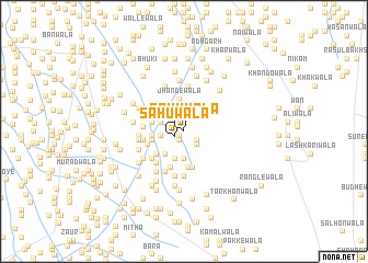 map of Sāhūwāla