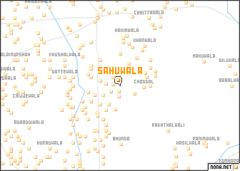 map of Sahuwāla