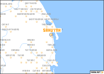 map of Sa Huỳnh