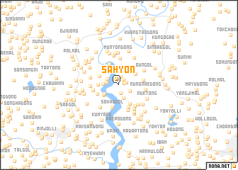 map of Sahyŏn