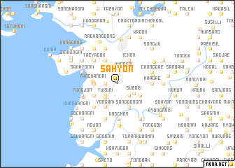 map of Sahyŏn