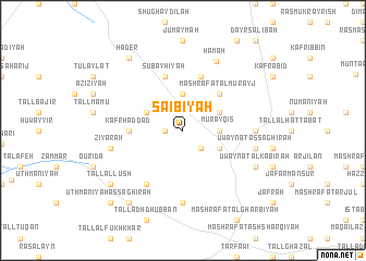 map of Şāʼibīyah