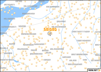 map of Sāīdād