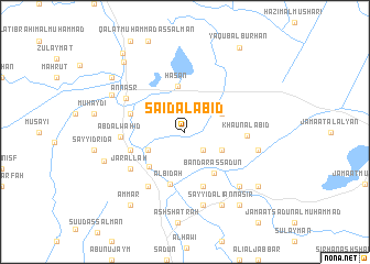 map of Sa‘īd al ‘Abīd