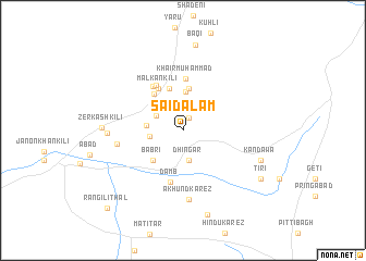 map of Said Ālam