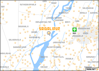 map of Saīd Alīpur