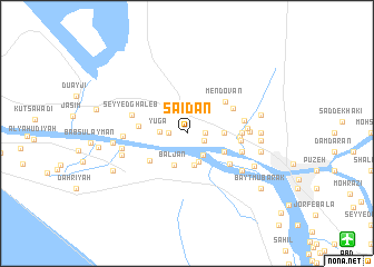 map of Sa‘īdān