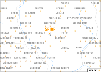 map of Saïda