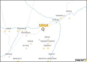 map of Saïda