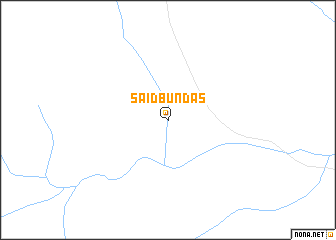 map of Sa‘īd Bundas