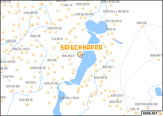 map of Saīd Chhapra