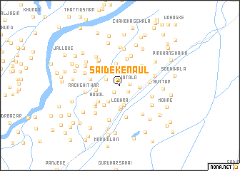 map of Saideke Naul