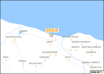 map of Saïdia