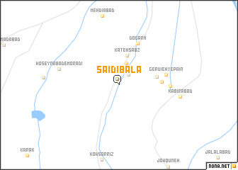 map of Sa‘īdī Bālā