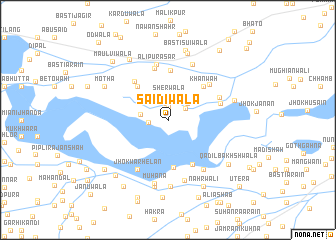 map of Saīdiwāla
