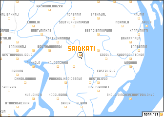 map of Saidkāti