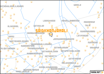 map of Saīd Khān Jamāli