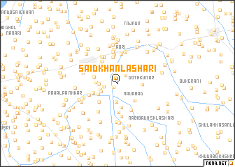 map of Said Khān Lashāri