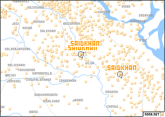 map of Sāid Khān