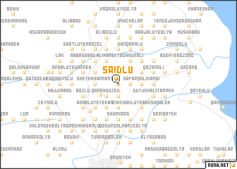 map of Sa‘īdlū