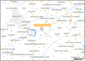 map of Saidowāna