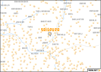 map of Saidpura