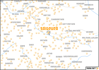 map of Saidpura