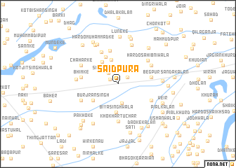 map of Saidpura