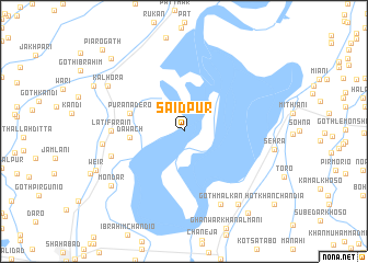 map of Saidpur