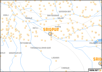 map of Saidpur