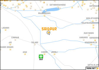 map of Saidpur