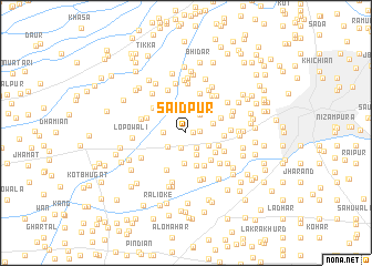 map of Saidpur