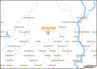 map of Saidpur