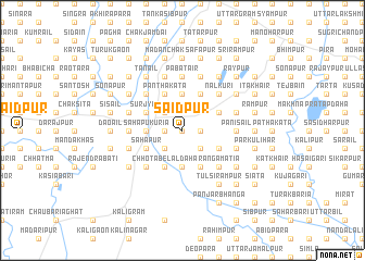 map of Saidpur