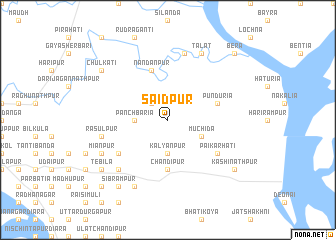 map of Saidpur