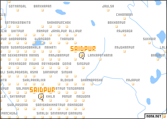 map of Saidpur