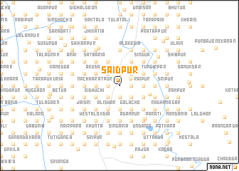 map of Saidpur