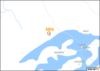 map of Sa‘īd